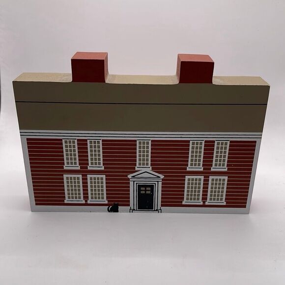 The Cats Meow Lot of 4 Wooden Home Decor Collectibles 1990’s Retro Vintage - Picture 8 of 10